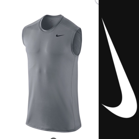 nike sleeveless swim shirt